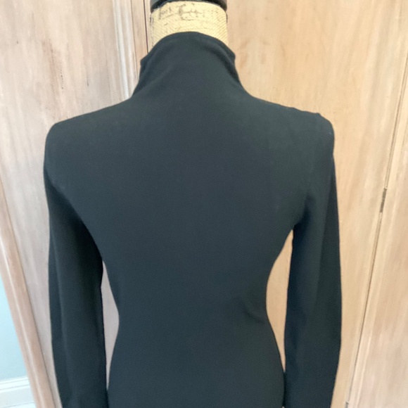 New Stella McCartney asymmetric fringed knitted dress $1279 minimalist black M - Picture 12 of 15